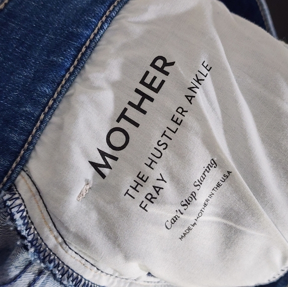 Mother Denim Blue Distressed Women's Jeans - Picture 7 of 7